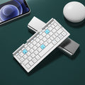BOW Bluetooth foldable keyboard can be connected to tablet laptop office portable mobile phone wireless keyboard
