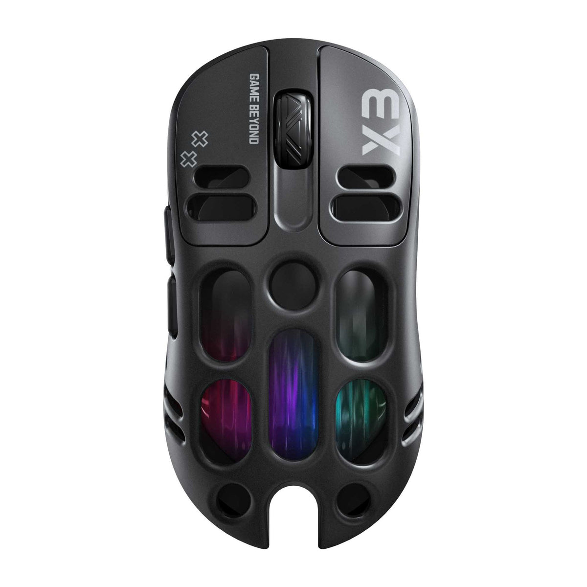 T-wolf X3 gaming wireless mouse features tri-mode Bluetooth, perforated design, RGB lighting, and is a mechanical gaming mouse with macro functionality.