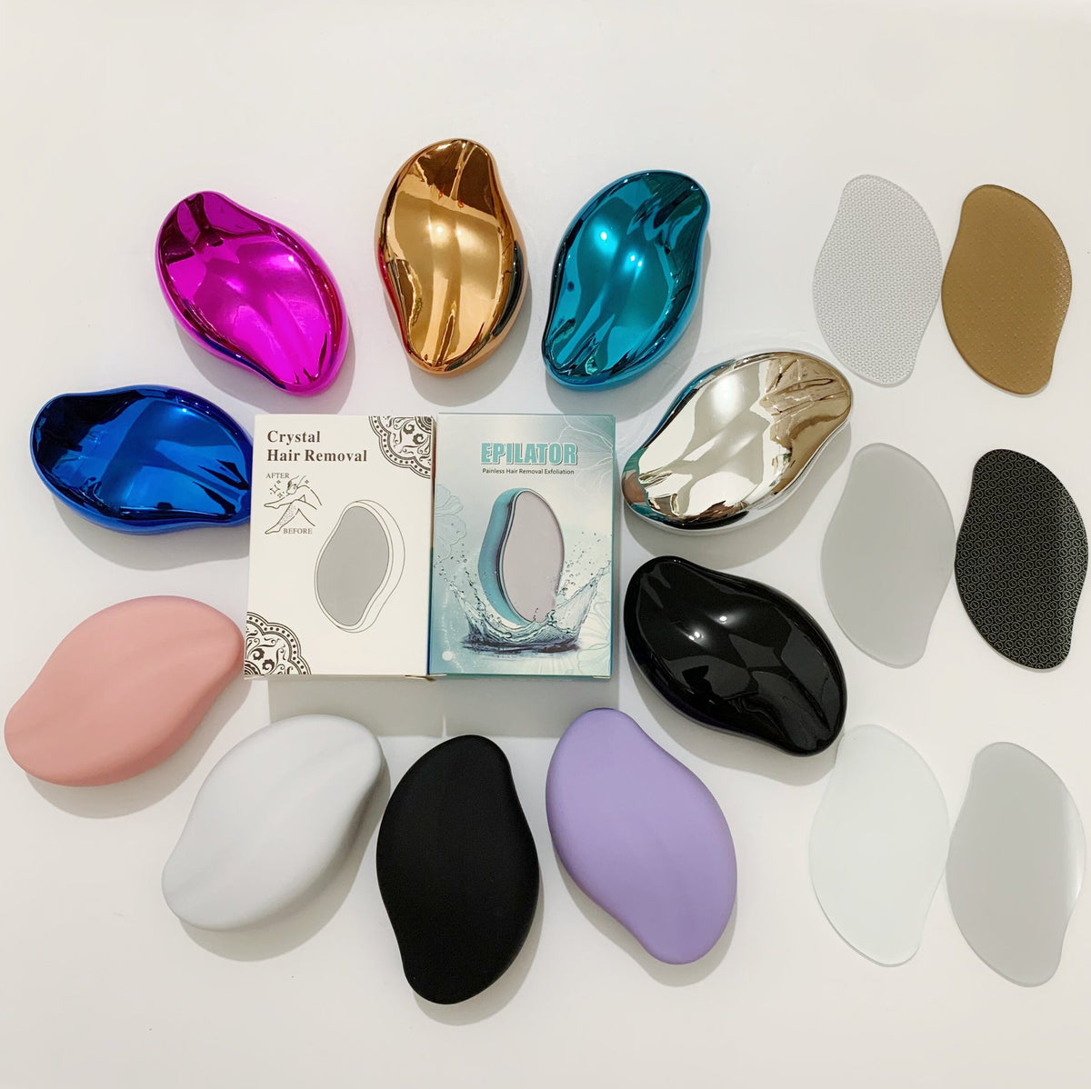 Cross-border nano glass hair grinder manual hair removal device foot grinder exfoliation physical hair removal device