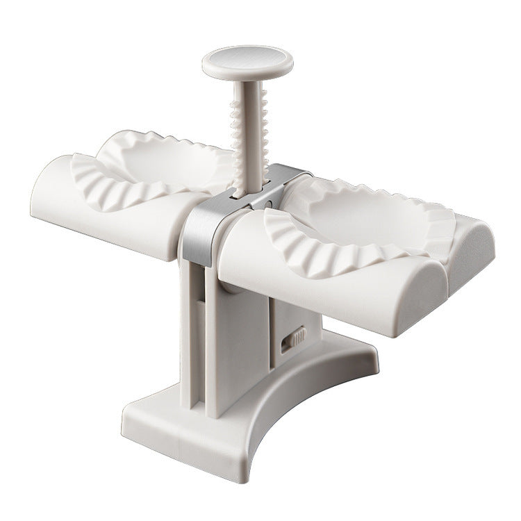 Cross-border new product automatic dumpling artifact patented dumpling mold household automatic double-headed dumpling artifact